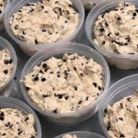 *Cookie Dough Tub 16 Oz · Homemade chocolate chip cookie dough.