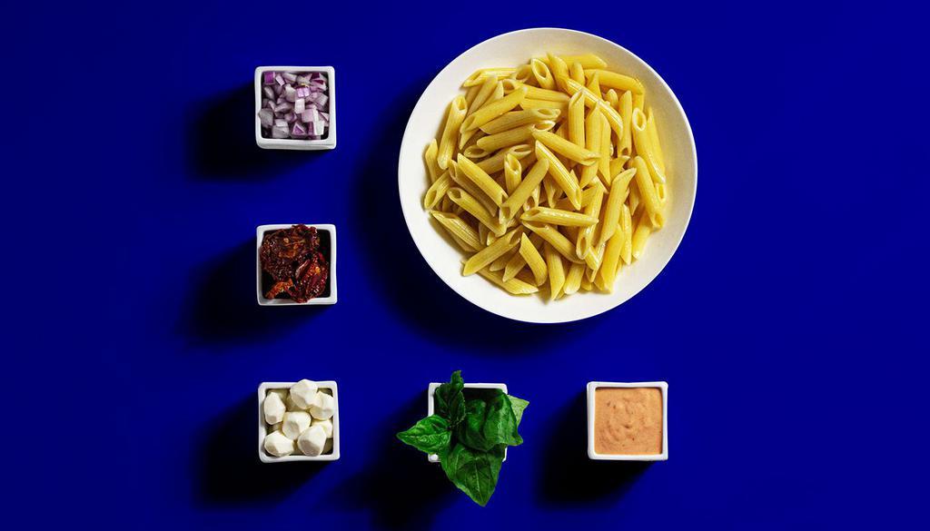 Penne · Build your own pasta with your choice of sauce, toppings, and garnishes!