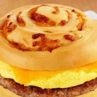 Egg & Cheese Cheese Roll Sausage · 640 calories.
