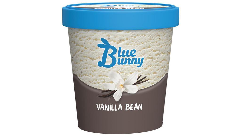 Blue Bunny Vanilla Bean · 14 oz. Rich vanilla flavor with vanilla bean specs throughout.