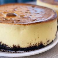 Chocolate Chip Cheesecake · By the slice or for the whole family!
