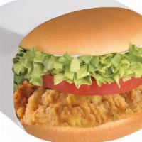 Buffalo'S Chicken Sandwich · Your choice of our juicy grilled, crispy or spicy Cajun chicken breast, topped with lettuce,...