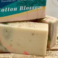 Cotton Blossom Handmade Soap · Handmade soap with coconut oil and other natural essential oils. Minimal colorant added; Oat...