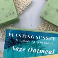 Sage Oatmeal Handmade Soap · Handmade and Organic soap. Sage scent with organic colorant; Oatmeal as exfoliant adds the p...