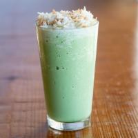 Coconut Matcha Latte · Our ceremonial grade matcha powder blended with coconut milk and topped with toasted coconut...
