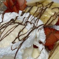 Crepes · fruits.                                       syrup
strawberry                        Nutell...