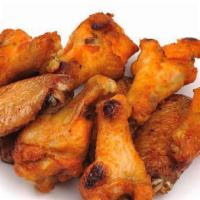 8 Pcs Chicken Wings · Classic Buffalo style chicken wings, in a choice of mild, medium or hot sauce