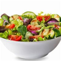 Garden Green Salad · Our house special fresh greens, tomatoes, onions, cucumbers, carrots, red cabbage, and crout...
