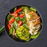 Classic Grilled Chicken Salad · House salad with grilled chicken