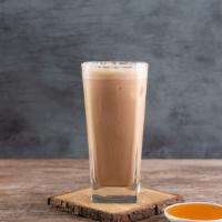 Honey Black Milk Tea · Grade-A Assam black tea; sweetened with longan honey; mixed with  creamer. Milk substitution...