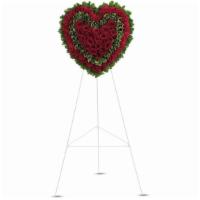 Majestic Heart · Remember a loved one's generous heart with this red arrangement in a classic heart shape, a ...
