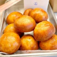 Fried Bbq Bun (Char Siu Bao) · BBQ pork mini buns fried to perfection. Soft on the inside,  & chewy golden brown buns on th...