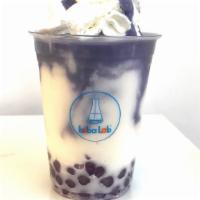 Ube Coconut Marble · Coconut cream-based blended beverage, marbled with all-natural ube puree made in-house aroun...