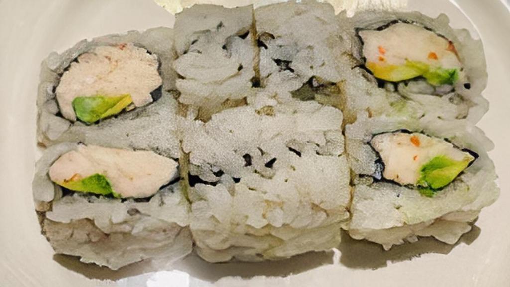 California Roll · Crab meat, avocado and cucumber.