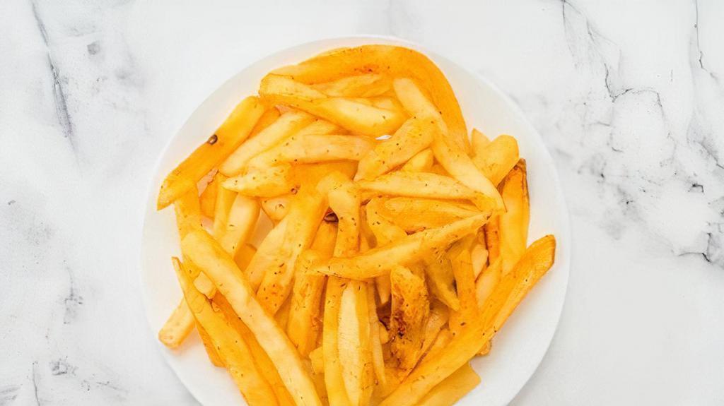 Large Seasoned French Fries · Vegan.