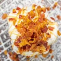 Maple Bacon Crunch · Delicious, crunchy, and sweet, with all the right flavors, topped crispy bacon, drizzled wit...
