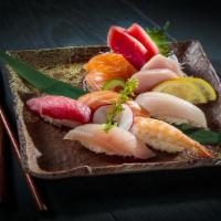 Sushi & Sashimi Combo · 5 pcs of Sushi (Tuna, Salmon, Albacore, Yellowtail, and Shrimp)
6 pcs of Sashimi (Tuna, Salm...