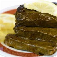 Yalanchi · Grape Leaves Stuffed with Rice and herbs.