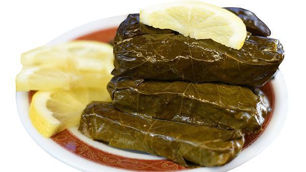 Yalanchi · Grape Leaves Stuffed with Rice and herbs.