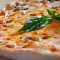 Cheese Pizza · Tomato sauce, four cheese.