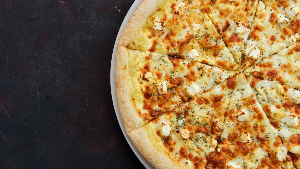 Classic Pizza · Mouthwatering pizza topped with Mozzarella cheese.