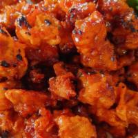 Tangy Orange Chicken · No choice of meat. Crispy soy chicken with sweet tangy sauce.