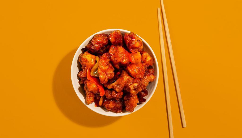 General Tso'S Chicken · Deep fried chicken pieces blended with chef’s special sweet sauce.