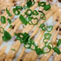 Fuego Fries · Crispy Fries topped with minced pork, melted cheese, spicy mayo, and green onions.
