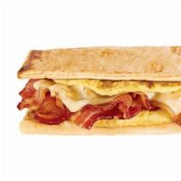Bacon, Egg & Cheese Footlong · Start your day in a sizzlin' way with crispy bacon, egg and melty cheese on freshly toasted ...