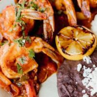 Shrimp Taquitos · Wild Shrimp, Crispy Corn Tortilla, Roasted Lime Salsa, Pico De Gallo, Queso Fresco, Chipotle...