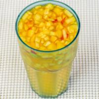 Ensalada (Agua Fresca) · A drink mixed with Mango, Orange, Pineapple, Apple, and Lemon