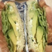 Avocado Sandwich Combo · Served on your choice of rye sourdough wheat or white.