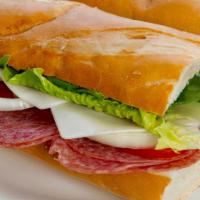 Salami And Cheese Sandwich · Add cheese for an additional charge.