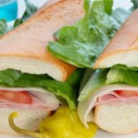 Mortadella And Cheese Cold Sandwich · 