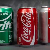 Canned Soda · Coke, diet coke, and sprite.