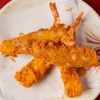 Shrimp Tempura (4 ) (Appetizer) · Tempura battered shrimp (4 pcs)