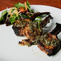 Spring Lamb Chops · Superior Farms lamb chops marinated in yogurt | herbs & spices