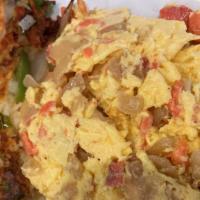 Nova Lox, Eggs And Onions Scramble · 