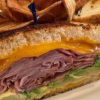 Garlic Grill Melt · Choice of any deli meat With avocado, Tillamook cheddar cheese and Russian dressing on grill...