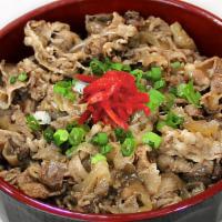 Beef Bowl With Miso Soup · cook to order