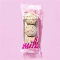 B'Day Cake Truffles 3 Pack · Rainbow-flecked, vanilla-infused cake bites, coated in a barely-there drizzle of white choco...