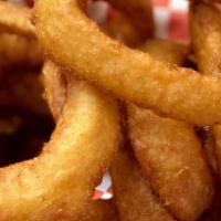Onion Rings · Beer battered onion rings