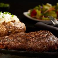 Rib Eye (14 Oz) · Well-marbled, tender, juicy and delicious. USDA Grade Choice