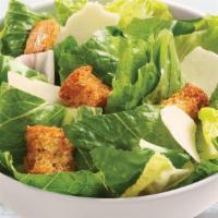 Caesar Side Salad · Romaine topped with shaved Parmesan and crunchy Focaccia croutons. Served with our Signature...