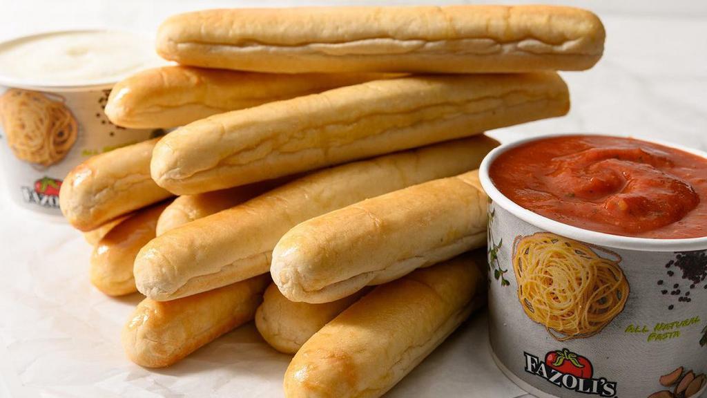 Dozen Breadsticks W/ Large Dipping Sauce · 