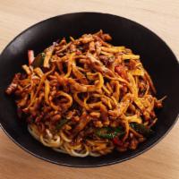 Spicy Shredded Chicken Noodle · Spicy.