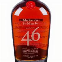 Maker'S Mark 46 Bourbon Whiskey  · Complex caramel, vanilla, and spice flavors.