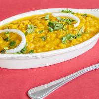 Vegan Yellow Lentils Dal · Vegan. Yellow lentils cooked with onions, ginger, garlic, herbs.