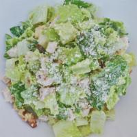 Chicken Caesar Salad · romaine, croutons, parmigiano, organic chicken, walnuts