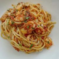Spaghetti With Lobster · lobster, cherry tomatoes sauce